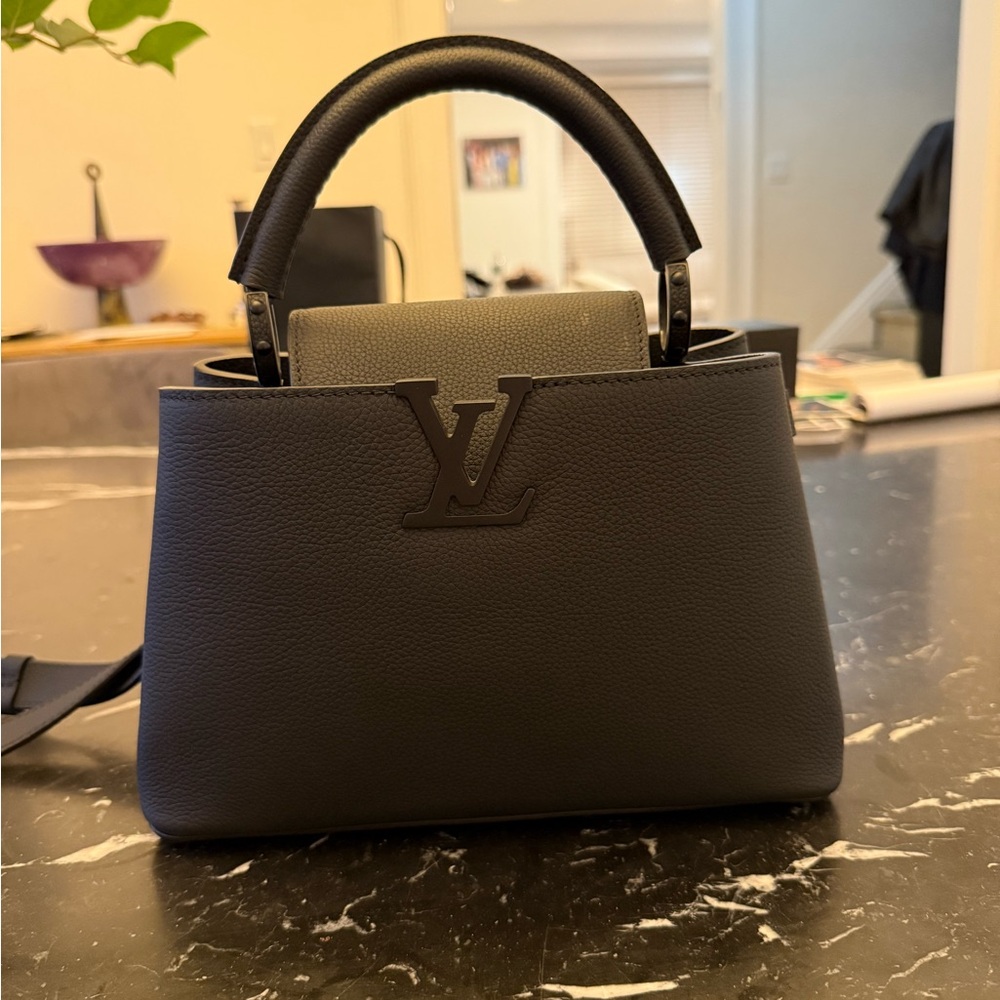 Louis Vuitton Capucines BB All Black Handbag